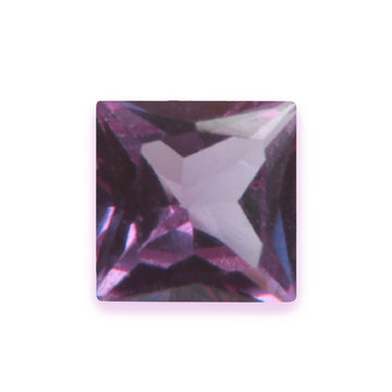 Princess Cut Synthetic Alexandrite Loose Gemstones